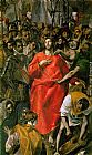 El Greco Canvas Paintings - The Spoliation